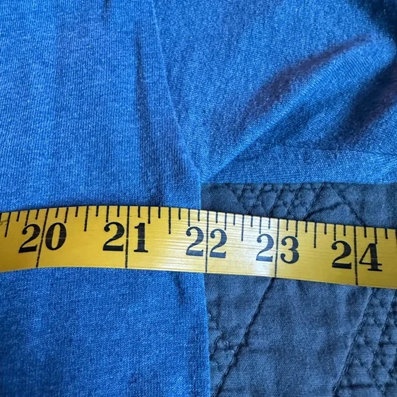 Disney Mickey Mouse Blue T-Shirt with Mickey Mouse Silhouette Size Large - Picture 5 of 6